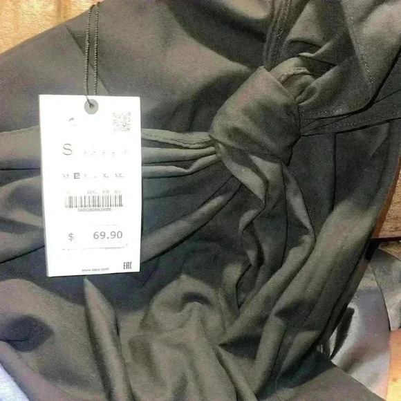 Zara Crossover Bow Pants NWT Size Small - Picture 6 of 8